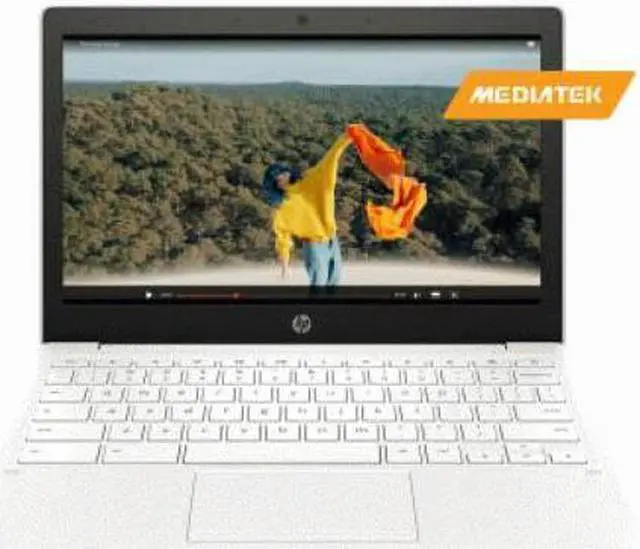 Main image of HP Chromebook 11a-na0080nr 11.6" Chromebook - HD - 1366 x 768 - Octa-core (8 Core) 2 GHz - 4 GB Total RAM - 64 GB Flash Memory - Snow White - MediaTek Chip - Chrome OS - English Keyboard - IEEE 8
