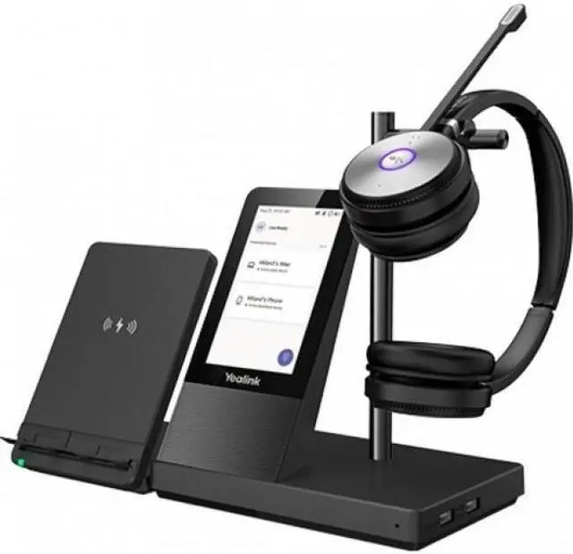 Alt view image 3 of 10 - Yealink WH66 Wireless Headset Bluetooth Headset with Microphone 1308007