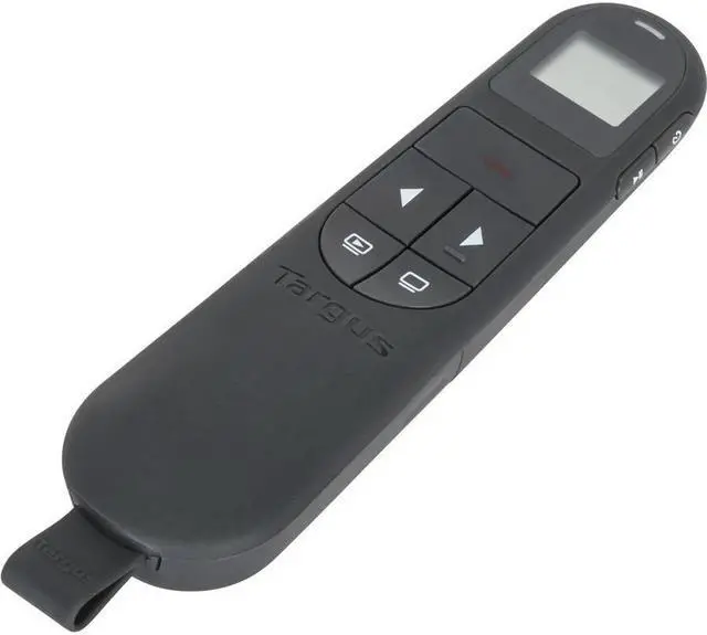 Alt view image 4 of 10 - Targus Dual Mode Antimicrobial Laser Presenter with Timer Laser - Wireless - Bluetooth/Radio Frequency - 2.40 GHz - Black - USB - AMP06804AMGL