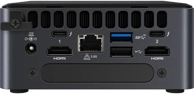 Alt view image 4 of 9 - Intel NUC 11 Pro NUC11TNHv5 Barebone System - Socket BGA-1449 - 1 x Processor Support - Intel Core i5 11th Gen i5-1145G7 Quad-core (4 Core)