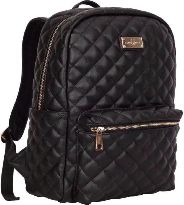 Alt view image 3 of 4 - Sandy Lisa St. Tropez 15.6" Laptop Backpack Black SLSTPBPBK15