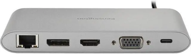 Alt view image 4 of 14 - Kensington Silver K33853WW USB-C 85W Power Delivery Mobile Hub