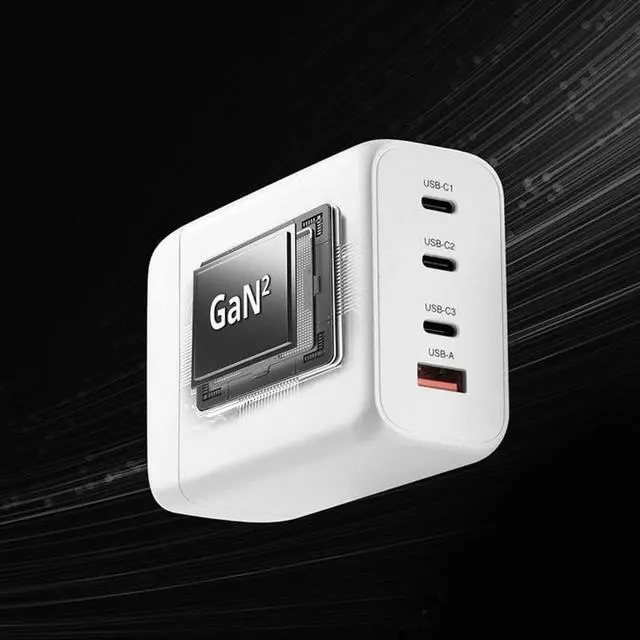 Alt view image 7 of 17 - SIIG 200W GaN PD Combo Charger 3C1A ACPW1V11S1