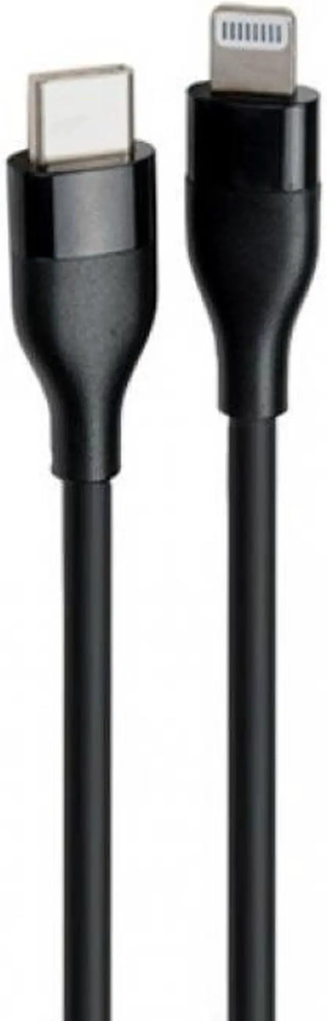 Alt view image 9 of 12 - V7 V7USBCLGT-1M USB-C Male to Lightning Male Cable USB 2.0 480 Mbps 3A 1m/3.3ft Black