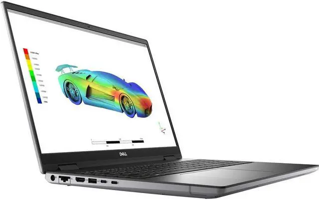 Alt view image 6 of 9 - Dell Precision 7000 7670 16" Mobile Workstation - Full HD Plus - 1920 x 1200 - Intel Core i7 12th Gen i7-12850HX Hexadeca-core (16 Core) 2.10 GHz - 16 GB Total RAM - 512 GB SSD - Aluminum Titan G