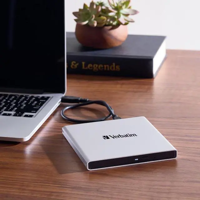 Alt view image 10 of 20 - External USB 3.2 All-in-One Optical Writer 6X Blu-ray/24X CD/8X DVD Write Speed 7109443890