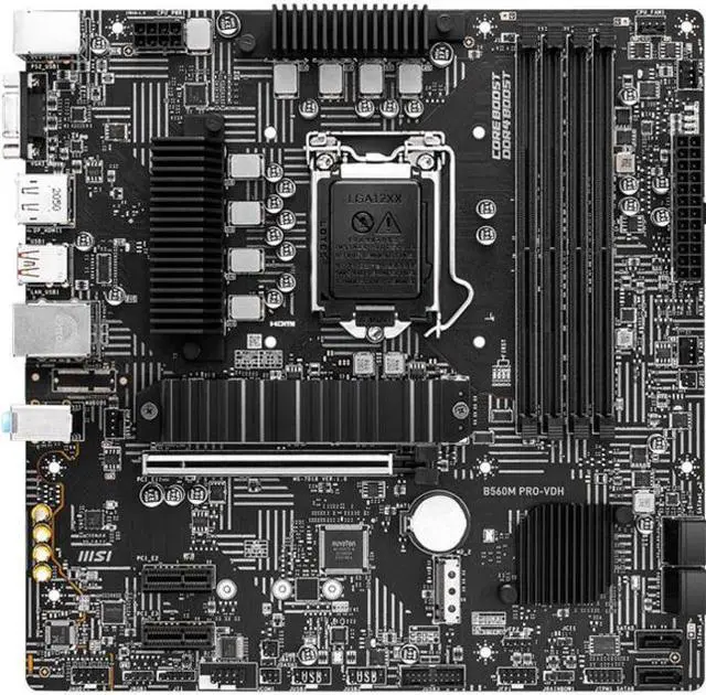 Alt view image 8 of 13 - MSI B560M PRO-VDH LGA 1200 Intel B560 Micro ATX Intel Motherboard