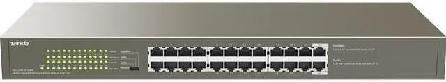 Alt view image 2 of 7 - Tenda TEG1124P-24-250W Switch