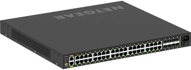 Alt view image 4 of 10 - NETGEAR 40x1G PoE+ 960W and 8xSFP+ Managed Switch | AV Line M4250-40G8XF-PoE+, GSM4248PX