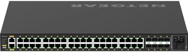 Alt view image 8 of 10 - NETGEAR 40x1G PoE+ 960W and 8xSFP+ Managed Switch | AV Line M4250-40G8XF-PoE+, GSM4248PX