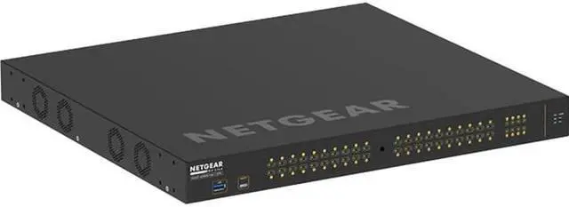 Alt view image 6 of 10 - NETGEAR 40x1G PoE+ 960W and 8xSFP+ Managed Switch | AV Line M4250-40G8XF-PoE+, GSM4248PX