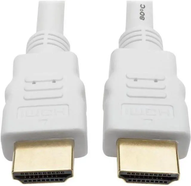 Alt view image 11 of 20 - Tripp Lite P568-010-WH High-Speed HDMI 4K Cable (M/M), White, 10 ft.