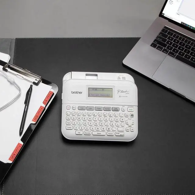 Alt view image 3 of 10 - Brother P-Touch PT-D410 Advanced Connected Label Maker with Storage Case