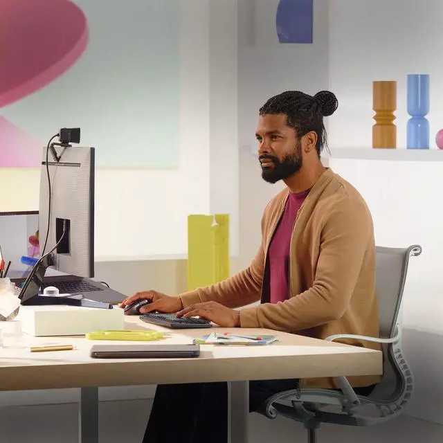 Alt view image 10 of 12 - Logitech MX Master 3S for Mac Wireless Bluetooth Mouse, Ultra-Fast Scrolling, Ergo, 8K DPI, Quiet Clicks, Track on Glass, USB-C, Apple, iPad - Space Grey - With Free Adobe Creative Cloud Subscription