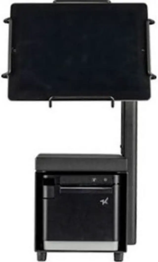 Alt view image 6 of 9 - Star Micronics mENCLOSURE iPad Pro 3rd 4th Air 2 Mounting Stand Black 37950830