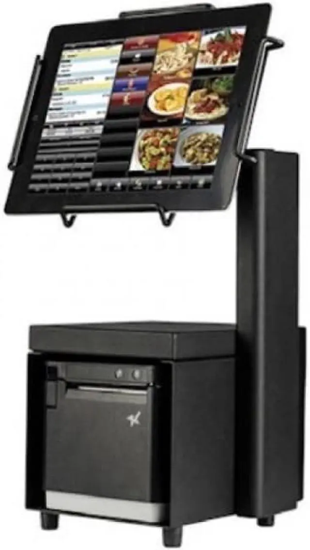 Alt view image 7 of 9 - Star Micronics mENCLOSURE iPad Pro 3rd 4th Air 2 Mounting Stand Black 37950830