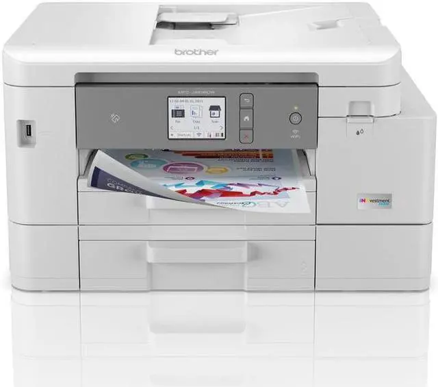 Alt view image 2 of 20 - Brother MFCJ4535DW Up to 20 ppm Black Print Speed Wireless 802.11 b/g/n InkJet MFC / All-In-One Color Printer
