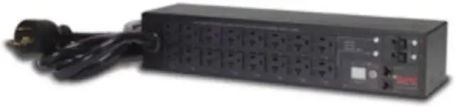 Alt view image 10 of 14 - APC Rack PDU, Switched, 2U, 30A, 120V, (16)5-20 Black