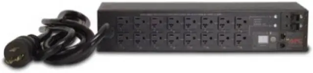 Alt view image 12 of 14 - APC Rack PDU, Switched, 2U, 30A, 120V, (16)5-20 Black