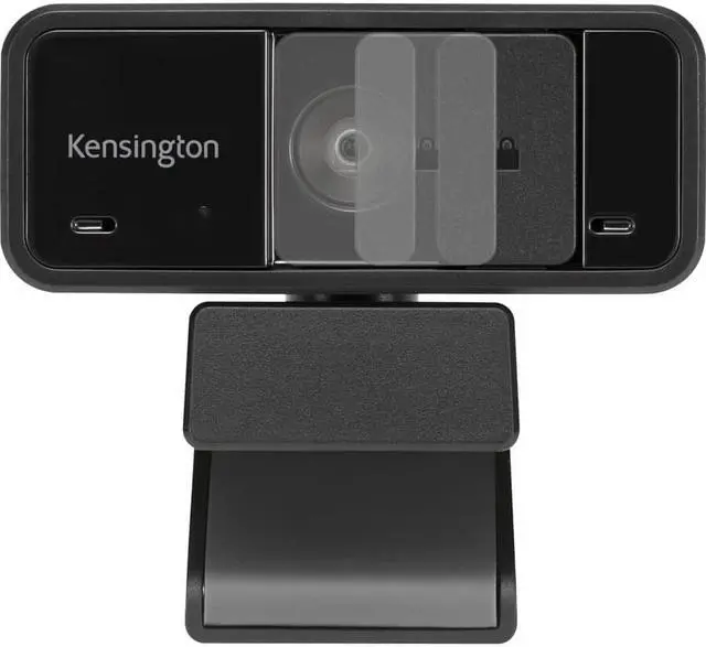 Alt view image 3 of 16 - Kensington W1050 Webcam - 2 Megapixel - 30 fps - Black - USB Type A - Retail - 1920 x 1080 Video - CMOS Sensor - Fixed Focus - 2x Digital Zoom - Microphone
