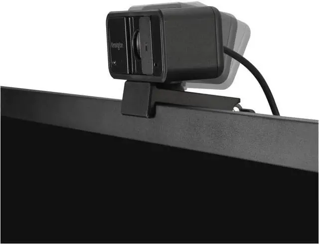 Alt view image 5 of 16 - Kensington W1050 Webcam - 2 Megapixel - 30 fps - Black - USB Type A - Retail - 1920 x 1080 Video - CMOS Sensor - Fixed Focus - 2x Digital Zoom - Microphone