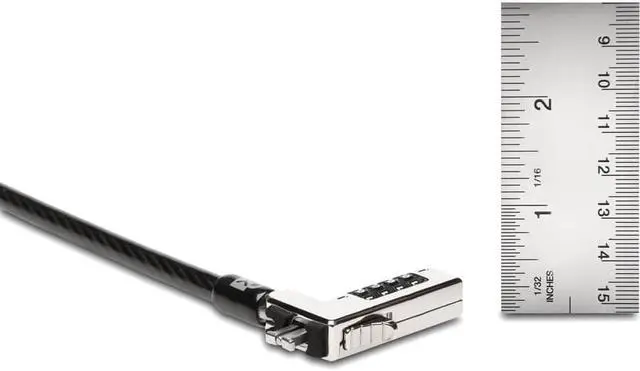 Alt view image 6 of 12 - Kensington Slim Combo Lock w/Ultra Cable for Standard Slot K60628WW