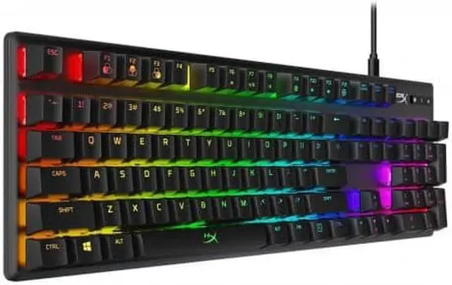 Alt view image 13 of 20 - HyperX Alloy Origins - Mechanical Gaming Keyboard - HX Red - US Layout