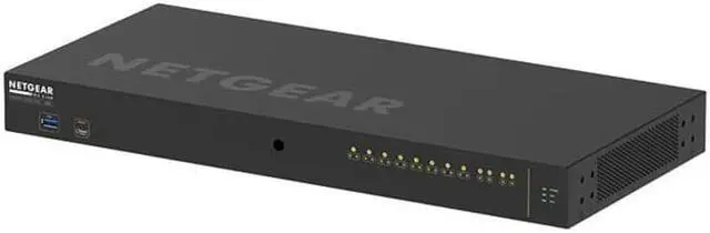 Alt view image 5 of 9 - Netgear AV Line M4250-10G2F-PoE+ Ethernet Switch - 10 Ports - Manageable - Gigabit Ethernet - 1000Base-T, 1000Base-X - 3 Layer Supported - Modular - 2 SFP Slots - Power Supply - 125 W PoE Budget - Opt