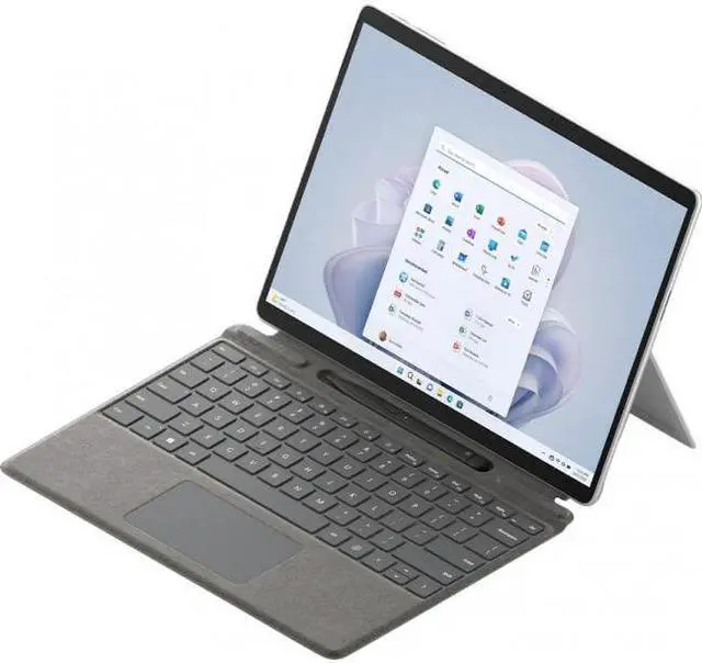 Alt view image 7 of 20 - Microsoft Surface Pro 9 - Intel Core i5-1235U - 8GB RAM - 256GB SSD - 13" 120Hz Touchscreen - Windows 11 Home - Intel Evo Platform - QEZ-00001 - Platinum