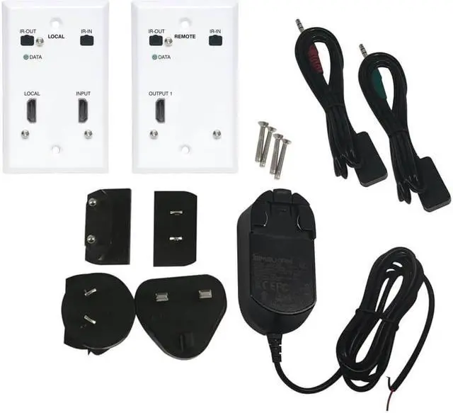 Alt view image 8 of 12 - Tripp Lite HDMI Over Cat6 Extender Kit Wallplate Transmitter Receiver B127A1A1