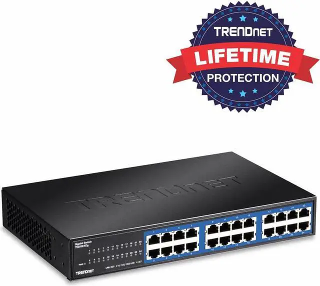 Alt view image 4 of 11 - TRENDNET - BUSINESS CLASS TEG-S24DG GREENNET 24PORT MNG 10/100/1000