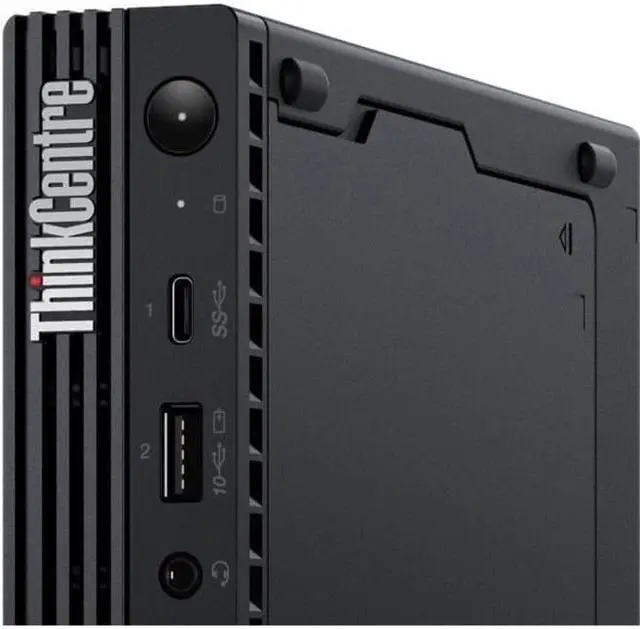 Alt view image 7 of 12 - Lenovo ThinkCentre M70q 11DT00FGUS Desktop Computer - Intel Core i5 10th Gen i5-10400T Hexa-core (6 Core) 2 GHz - 8 GB RAM DDR4 SDRAM - 256 GB NVMe M.2 PCI Express PCI Express NVMe SSD - Tiny - Black
