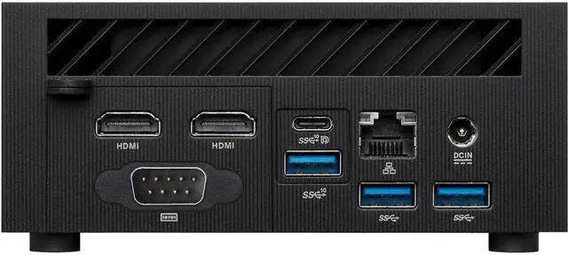 Alt view image 4 of 10 - Asus ExpertCenter PN52-SYS715PX1TD Desktop Computer - AMD Ryzen 7 5800H 3.20 GHz - 16 GB RAM DDR4 SDRAM - 512 GB M.2 PCI Express NVMe 3.0 SSD - Mini PC - Eco Black - AMD Chip - Windows 11 Pro - AMD Ra