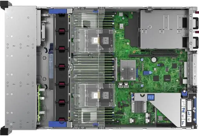 Alt view image 3 of 6 - HPE P56963-B21 ProLiant DL380 G10 2U Rack Server - 1 x Intel Xeon Silver 4214R 2.40 GHz - 32 GB RAM - Serial ATA, 12Gb/s SAS Controller