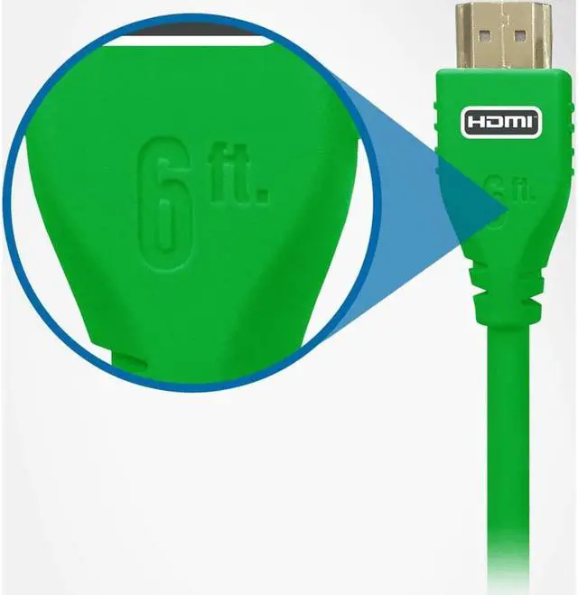 Alt view image 6 of 17 - Comprehensive MicroFlex Pro AV/IT HDMI A/V Cable MHD48G6PROGRN