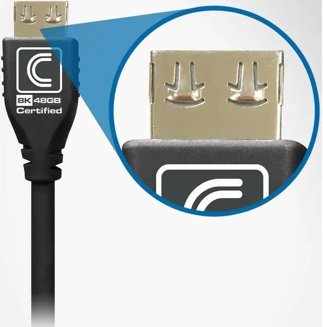 Alt view image 5 of 8 - Comprehensive MicroFlex Pro AV/IT HDMI A/V Cable MHD48G3PROBLK