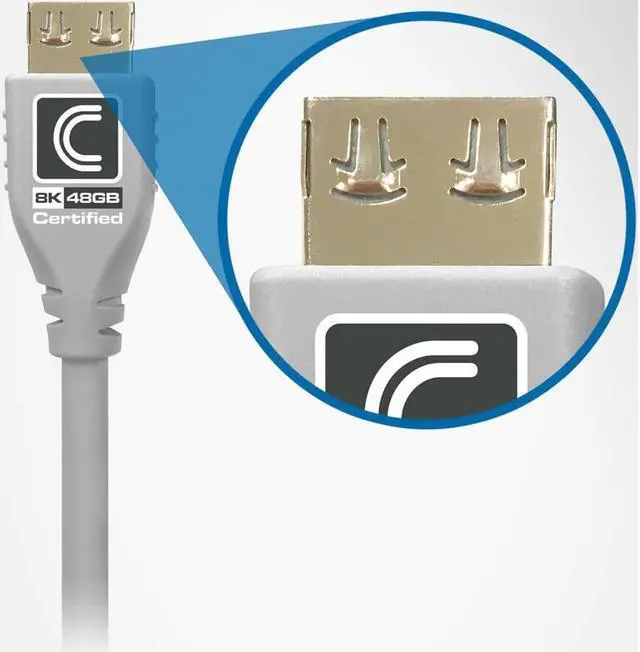 Alt view image 5 of 8 - Comprehensive MicroFlex Pro AV/IT HDMI A/V Cable MHD48G6PROGRY