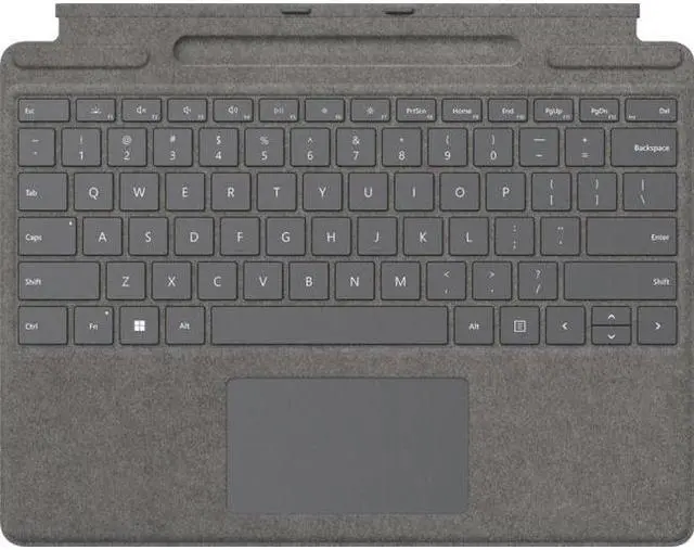 Alt view image 12 of 14 - Microsoft 8X6-00061 Surface Pro Signature Keyboard with Slim Pen 2 - Platinum