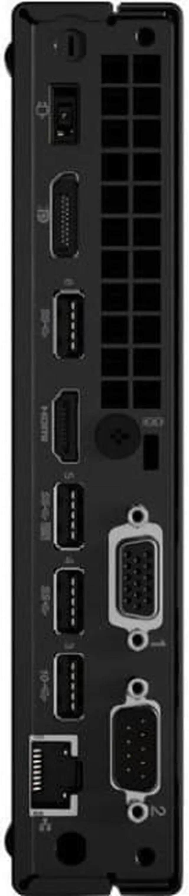 Alt view image 7 of 17 - Lenovo ThinkCentre M70q 11DT00FJUS Desktop Computer - Intel Core i7 10th Gen i7-10700T Octa-core (8 Core) 2 GHz - 16 GB RAM DDR4 SDRAM - 256 GB NVMe M.2 PCI Express PCI Express NVMe SSD - Tiny - Black