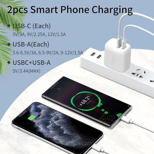 Alt view image 4 of 5 - 4XEM 38W USB-C and USB-A Charger 4XPOWERAC