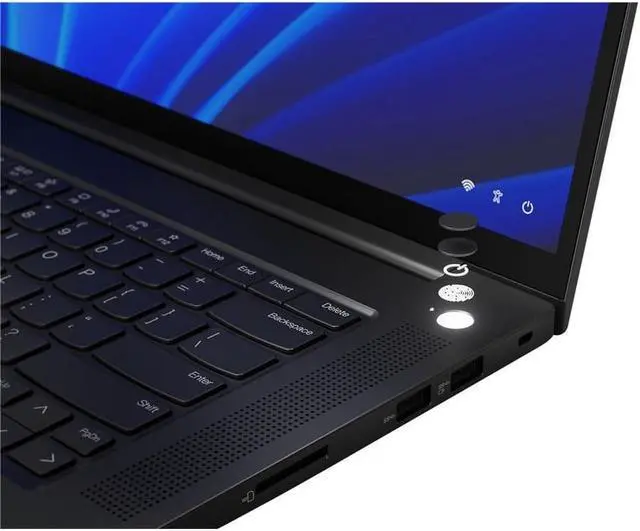 Alt view image 5 of 12 - Lenovo ThinkPad P1 Gen 5 21DC003BUS 16" Notebook - WUXGA - 1920 x 1200 - Intel Core i7 12th Gen i7-12700H Tetradeca-core (14 Core) - 16 GB Total RAM - 512 GB SSD - Black - Intel Chip - Windows 11