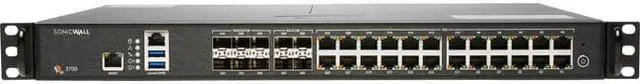 Alt view image 4 of 5 - SonicWall NSA 3700 Total Secure 24-Port Security/Firewall Appliance 02SSC8719
