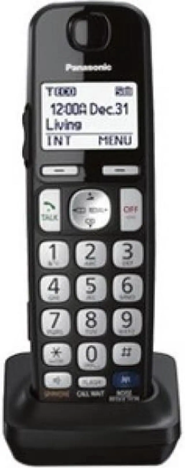 Alt view image 10 of 13 - Panasonic KX-TGEA20S New DECT 6.0 Technology Additional Digital Cordless Handset for KX-TGC21, KX-TGD21, & KX-TGE27 Series