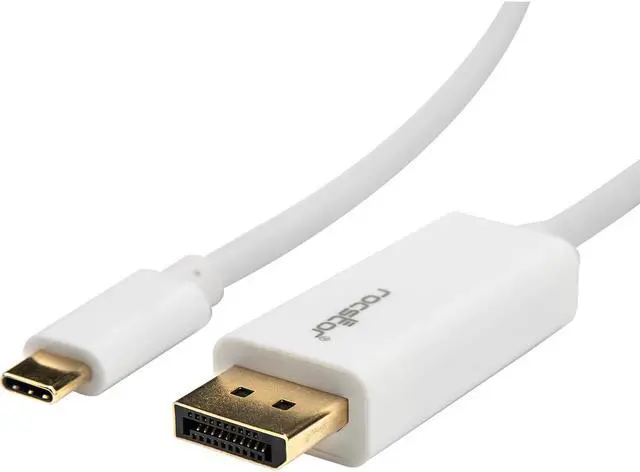 Alt view image 10 of 15 - Rocstor 3ft / 1m USB Type C to DisplayPort Cable - USB C to DP Cable - 4K 60Hz