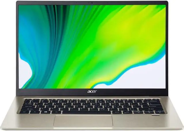 Alt view image 6 of 10 - Acer Swift 1 SF114-34 SF114-34-P8JE 14" Notebook - Full HD - 1920 x 1080 - Intel Pentium Silver N6000 Quad-core (4 Core) 1.10 GHz - 4 GB Total RAM - 128 GB Flash Memory - Gold