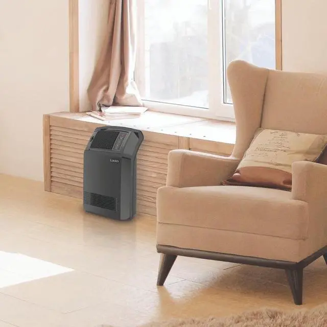 Alt view image 7 of 10 - Lasko Cyclonic Ceramic Remote Heater