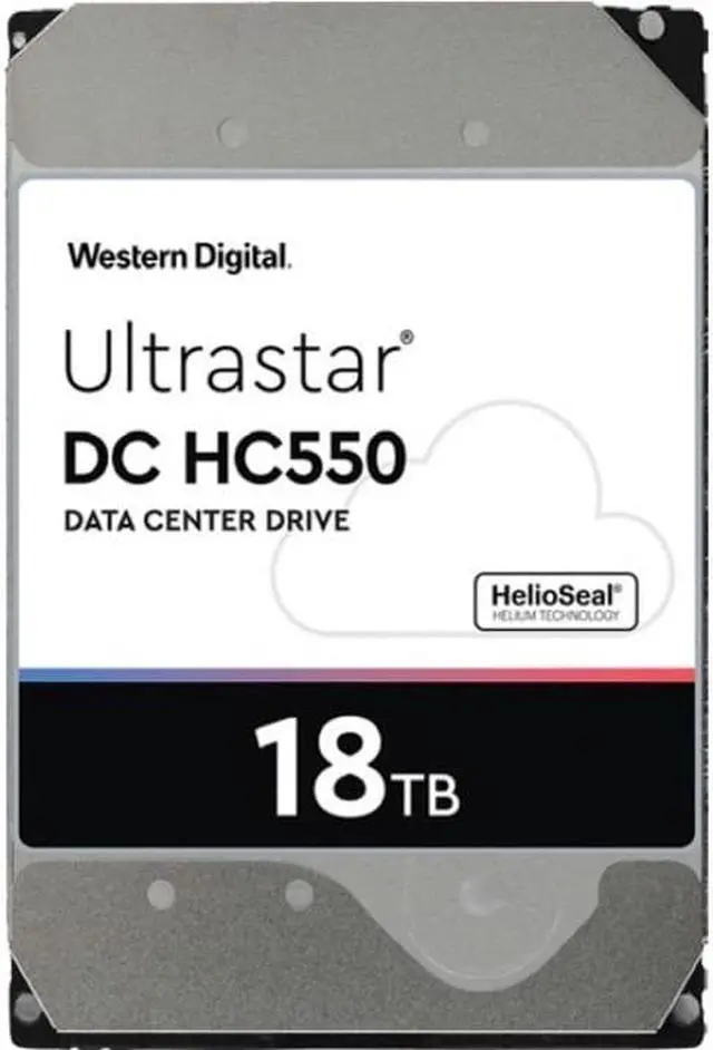 Alt view image 19 of 20 - WD Ultrastar DC HC550 18TB Hard Drive 3.5" Internal 512MB SATA 7200 RPM 512E SE NP3 DC HC550 0F38459 (WUH721818ALE6L4)