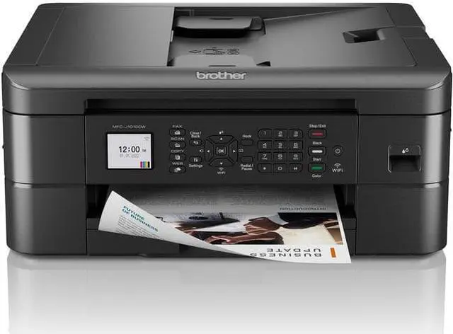 Alt view image 5 of 12 - Brother MFC-J1010DW Wireless Color Inkjet All-in-One Printer with Mobile Device and Duplex Printing