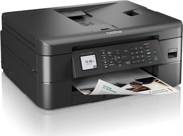 Alt view image 9 of 12 - Brother MFC-J1010DW Wireless Color Inkjet All-in-One Printer with Mobile Device and Duplex Printing