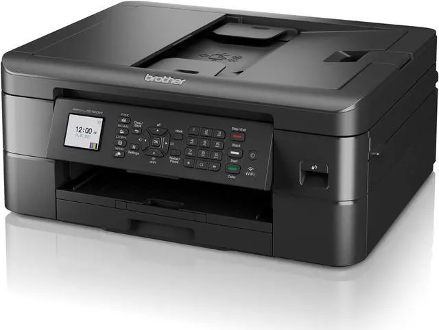 Alt view image 11 of 12 - Brother MFC-J1010DW Wireless Color Inkjet All-in-One Printer with Mobile Device and Duplex Printing